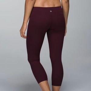 Lululemon Wunder Under Crop, Luxtreme, Sz 6